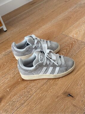 Adidas campuses in grey